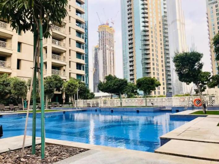 Nasma Luxury Stays - Fancy Apartment With Balcony Near Burj Khalifa Dubai Exterior photo